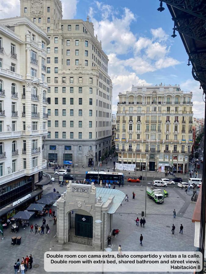 Gran Via Sol Rooms Madrid Extérieur photo