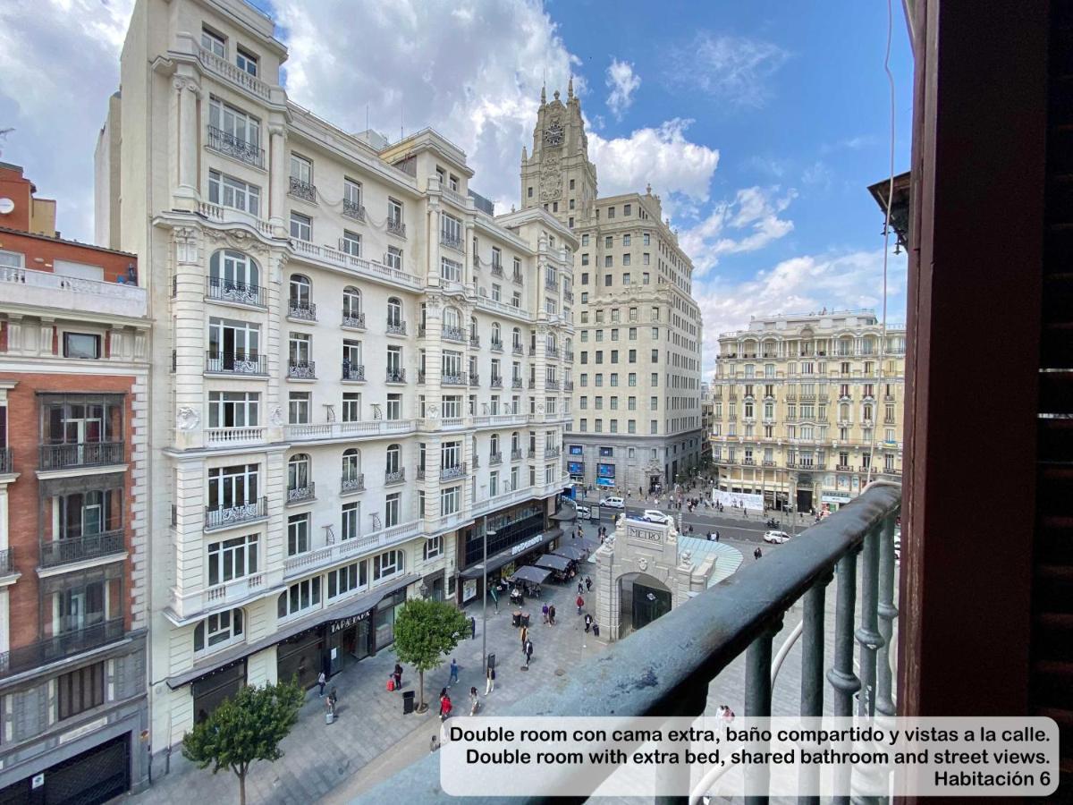 Gran Via Sol Rooms Madrid Extérieur photo